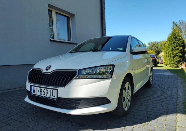Skoda Fabia cena 38899 przebieg: 93931, rok produkcji 2019 z Urzędów małe 466